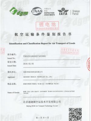 冷熱離子美容儀航空安全電池報告
